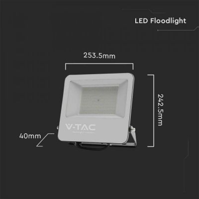 V-TAC naświetlacz 100W LED czarny 10355