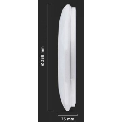 V-TAC plafon 1x40W LED biały 2114931