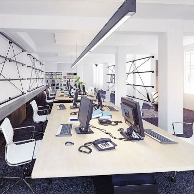 V-TAC listwa LED liniowa 1x40 W czarny 21374