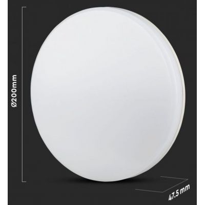 V-TAC plafon 1x15W LED biały 2155669