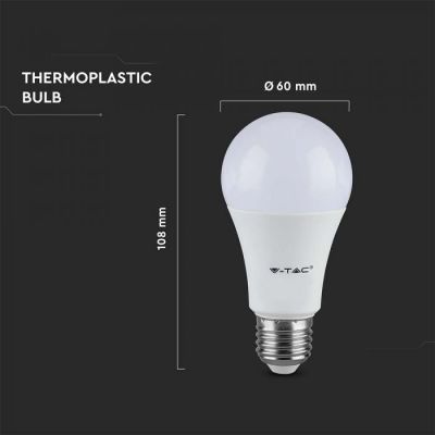 V-TAC żarówka LED 1x8,5W 6500 K E27 biały 217262