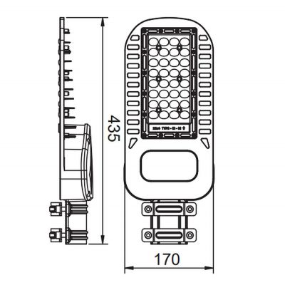 V-TAC naświetlacz 50 W 4000K szary 21958