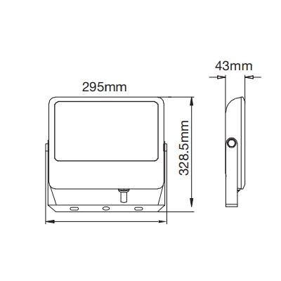 V-TAC naświetlacz 150 W 4000K czarny 23201