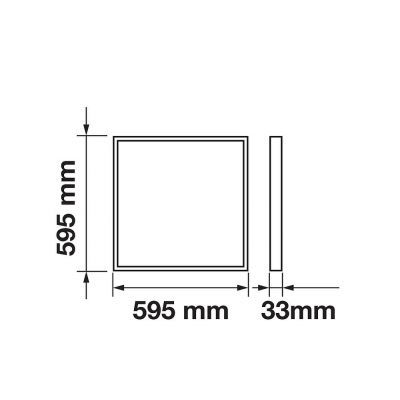 V-TAC panel LED 36 W 23625