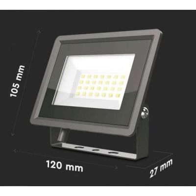 V-TAC F-Class naświetlacz 20W LED czarny 6739