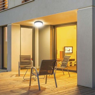 V-TAC plafon 1x18 W czarny 76351