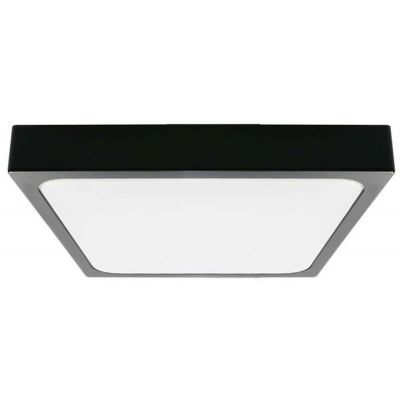 V-TAC plafon 1x18W LED biały/czarny 7642