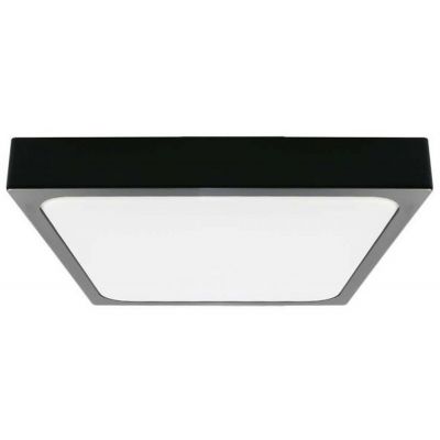 V-TAC plafon 1x18W LED czarny/biały 7643