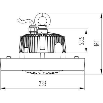 V-TAC High Bay lampa garażowa 100 W cm 7655
