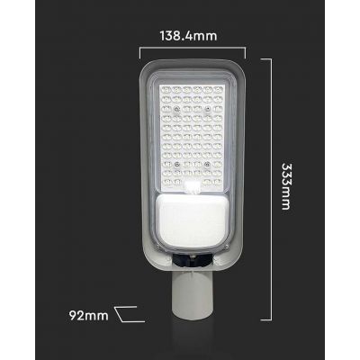 V-TAC naświetlacz 30 W 4000K szary 7886