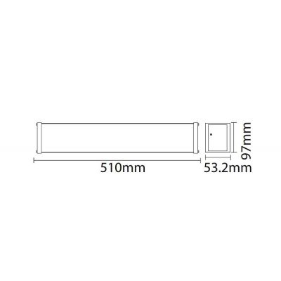 V-TAC naświetlacz 100 W 4000K czarny 7892