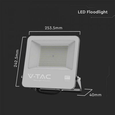 V-TAC naświetlacz 100W LED czarny 8846