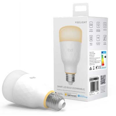 Yeelight Smart LED Bulb inteligentna żarówka 1x8.5W E27 biała YLDP15YL