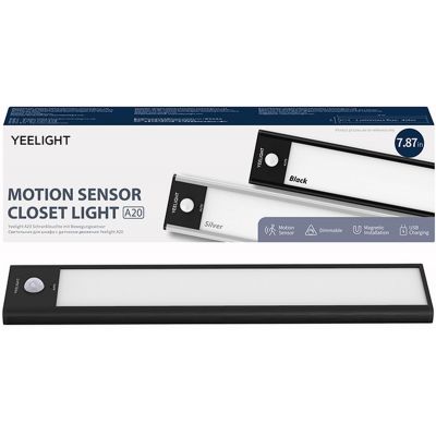 Yeelight Motion Sensor Closet Light A20 lampa meblowa 1x1,2W czarna YLCG002-b