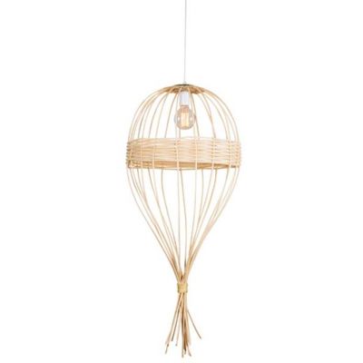 Zambelis Lighting lampa wisząca 1x40W ratan 18180