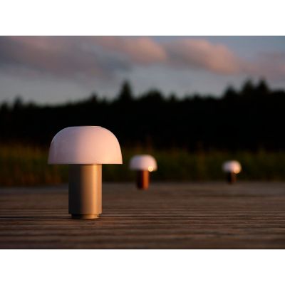 Zone Denmark Ume lampa stołowa LED bezprzewodowa szara 29959
