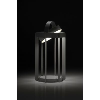 Zone Denmark Firefly lampion LED 30 cm szara 32314