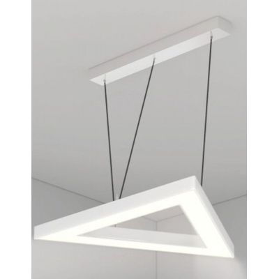 zoomLED Trójkąt lampa wisząca 1x54W biała