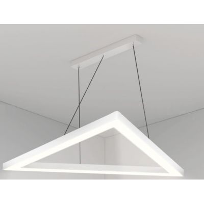 zoomLED Trójkąt lampa wisząca 1x97W biała