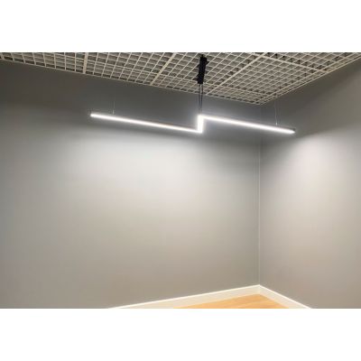 zoomLED Błyskawica lampa wisząca 1x96W czarna
