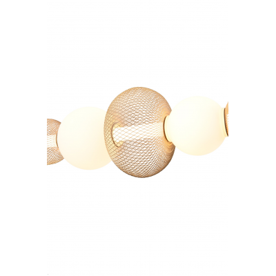 Zuma Line Sarr lampa wisząca 1x27 W czarna/złota 003064-031438