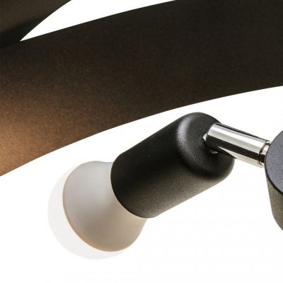 Zuma Line Tornado lampa podsufitowa 3x40W czarny 1116