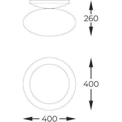 Zuma Line Omi lampa podsufitowa 1x40 W złota 1185
