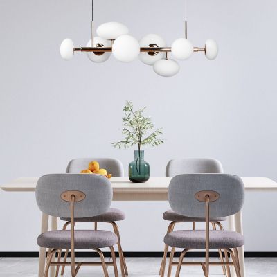 Zuma Line Omi lampa wisząca 8x5 W złota 1193