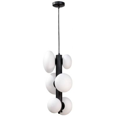 Zuma Line Omi lampa wisząca 6x5 W czarna 1194
