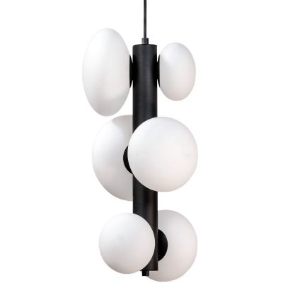 Zuma Line Omi lampa wisząca 6x5 W czarna 1194
