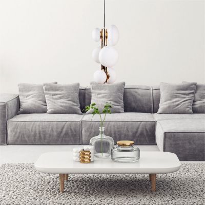 Zuma Line Omi lampa wisząca 6x5 W złota 1195