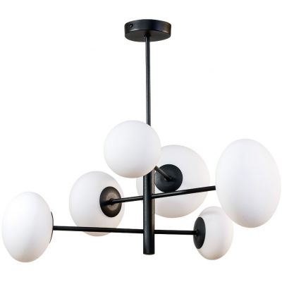 Zuma Line Omi lampa podsufitowa 6x5 W czarna 1196