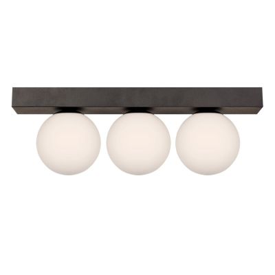 Zuma Line Sphere lampa podsufitowa 3x8 W biała-czarna 1204