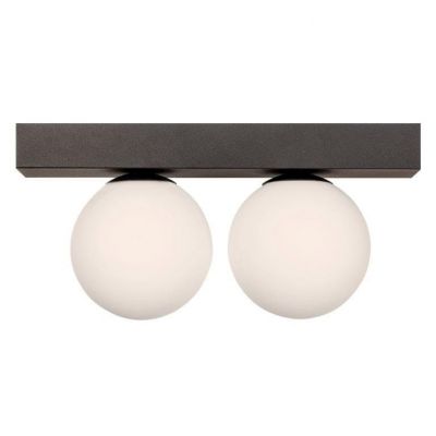 Zuma Line Sphere lampa podsufitowa 2x8 W biała-czarna 1205