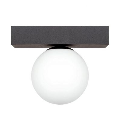 Zuma Line Sphere lampa podsufitowa 1x8 W biała-czarna 1206