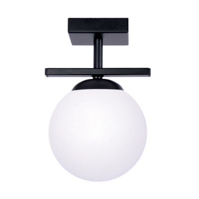 Zuma Line Globe lampa podsufitowa 1x10 W biała-czarna 1210