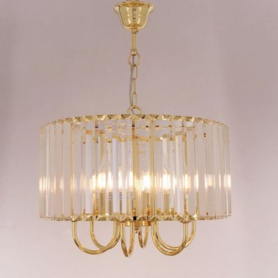 Zuma Line Paris lampa wisząca 6x40W złoty/przezroczysty 1906/6