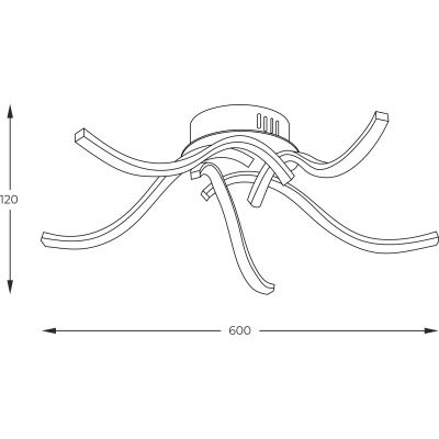 Zuma Line Focus lampa podsufitowa 1x35W chrom 20023-5CCH