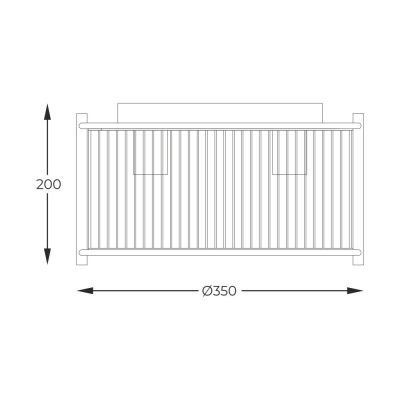 Zuma Line Marmo lampa podsufitowa 3x40W chrom 2200131M