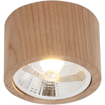 Zuma Line Oak lampa podsufitowa 1x15 W drewno 3010103