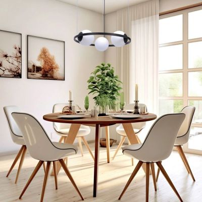 Zuma Line Orbit lampa wisząca 3x40 W czarna 5004