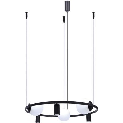 Zuma Line Orbit 3 Pendant lampa wisząca 6x40W czarna 5006