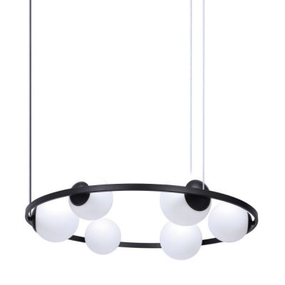 Zuma Line Orbit 6 Pendant lampa wisząca 6x40W czarny 5007