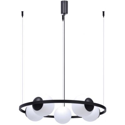 Zuma Line Orbit lampa wisząca 5x40 W czarna 5011