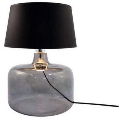 Zuma Line Batumi Grafit lampa stołowa 1x60W czarny/szkło przydymione 5532BKGO