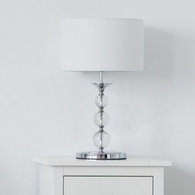 Zuma Line Rea lampa stołowa 1x60W biały/chrom RLT93163-1W