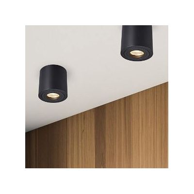 Zuma Line Rondip lampa podsufitowa 1x50 W czarna ACGU10-159-N