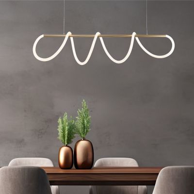 Zuma Line Balbo lampa wisząca 1x45 W LED złoty 20006PM-GD
