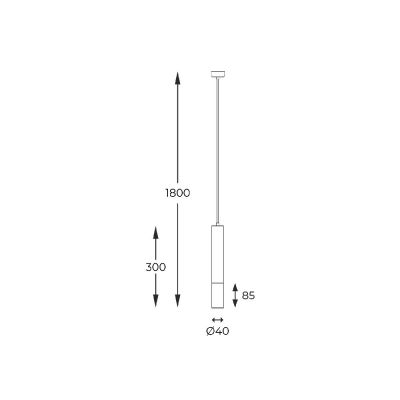 Zuma Line Madera lampa wisząca 1x28 W brązowa 8620103