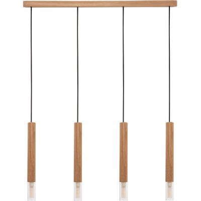 Zuma Line Madera lampa wisząca 4x28 W brązowa 8620403